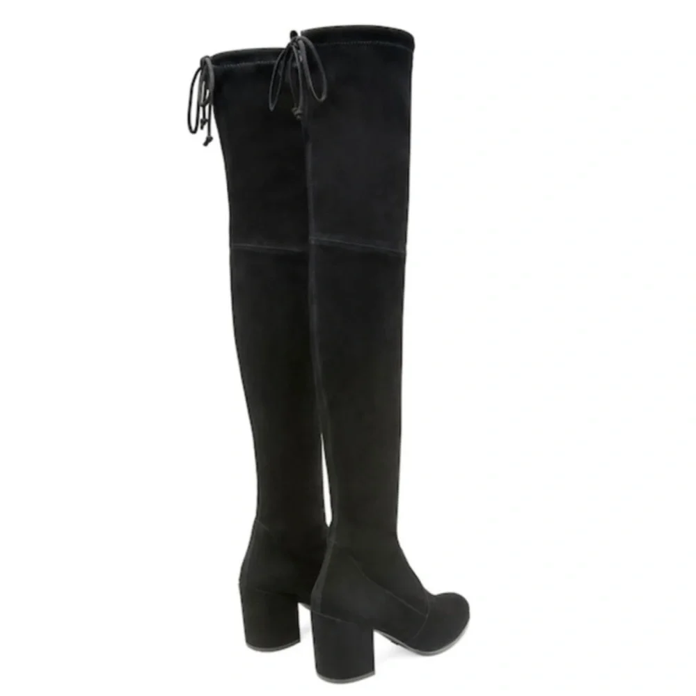 NWB Stuart Weitzman Tieland Suede Over-the-Knee Boot